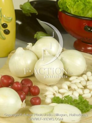 botanic stock photo Allium Cepa